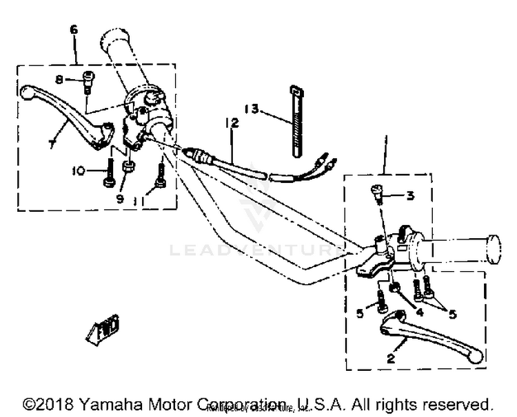 Handle Switch-Lever Schematic