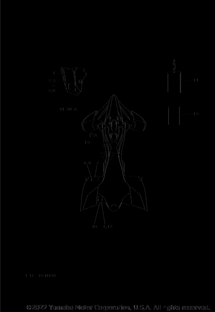 Emblem Label 1 YFZ450R - YFZ450RFL - 2015 Schematic