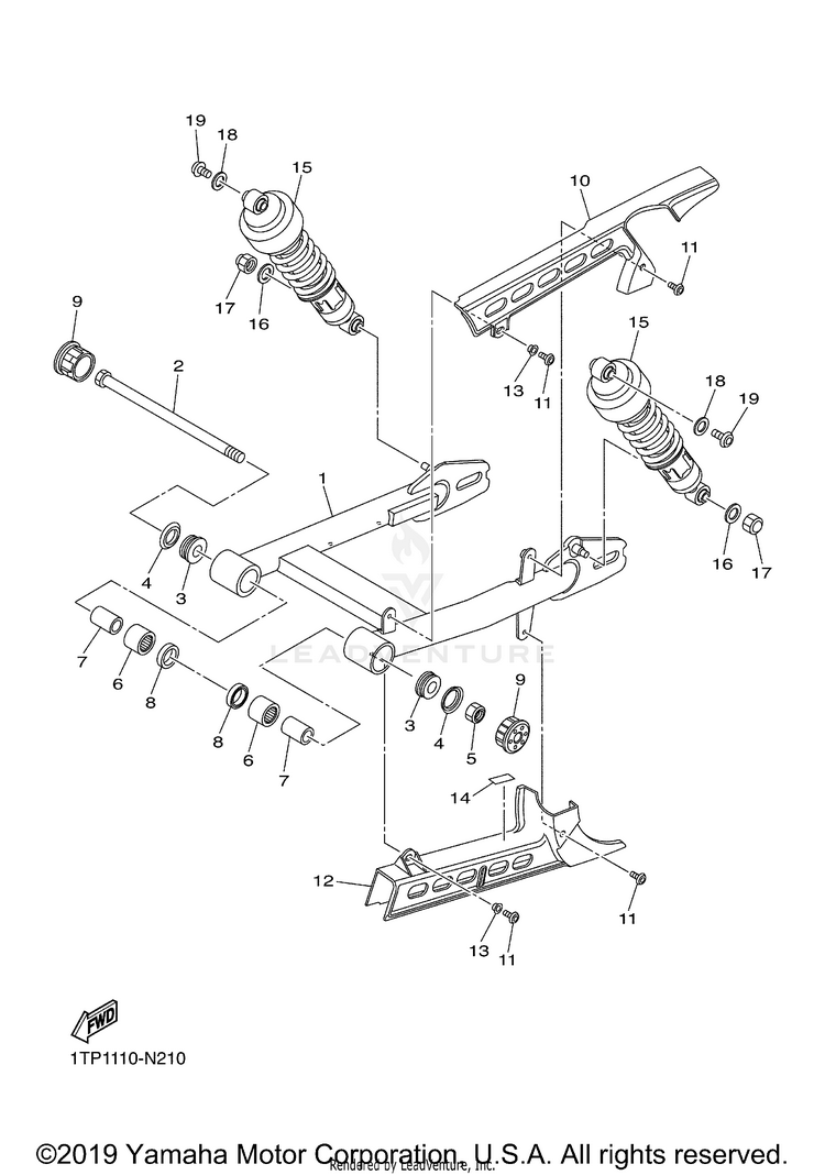 Rear Arm Suspension Schematic