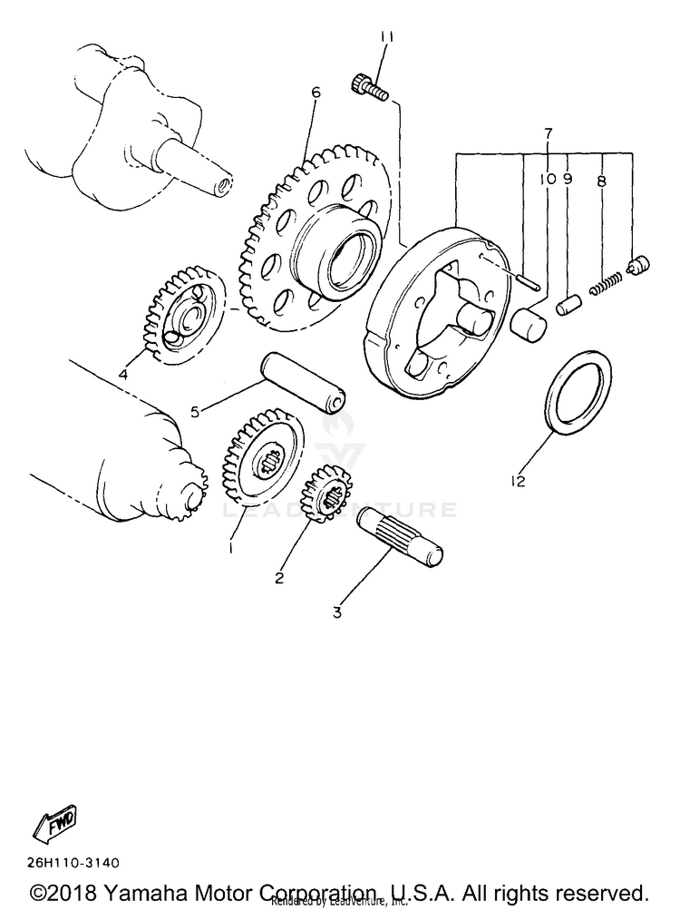 Starter Clutch Schematic