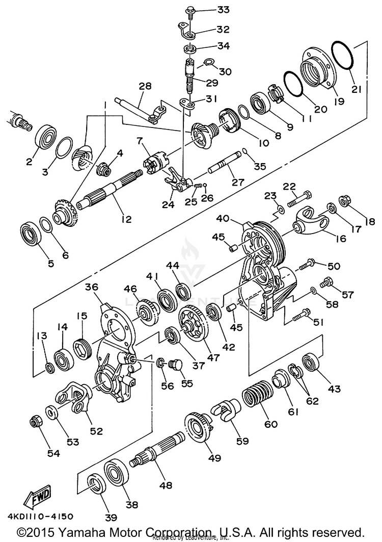 Middle Drive Gear Schematic