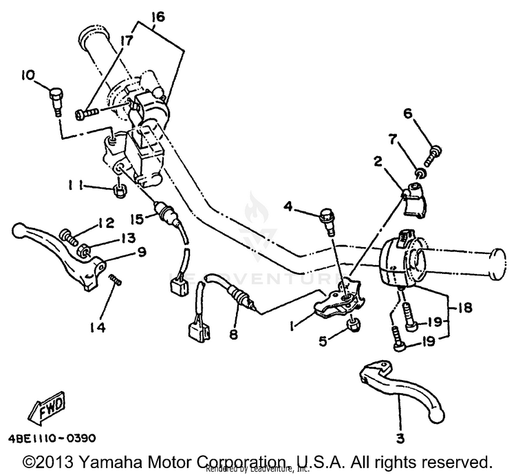 Handle Switch Lever Schematic