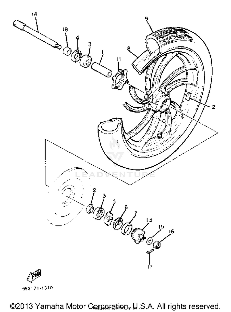 Front Wheel Schematic