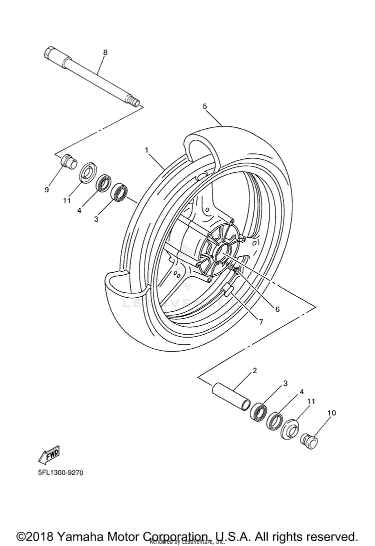 Front Wheel Schematic