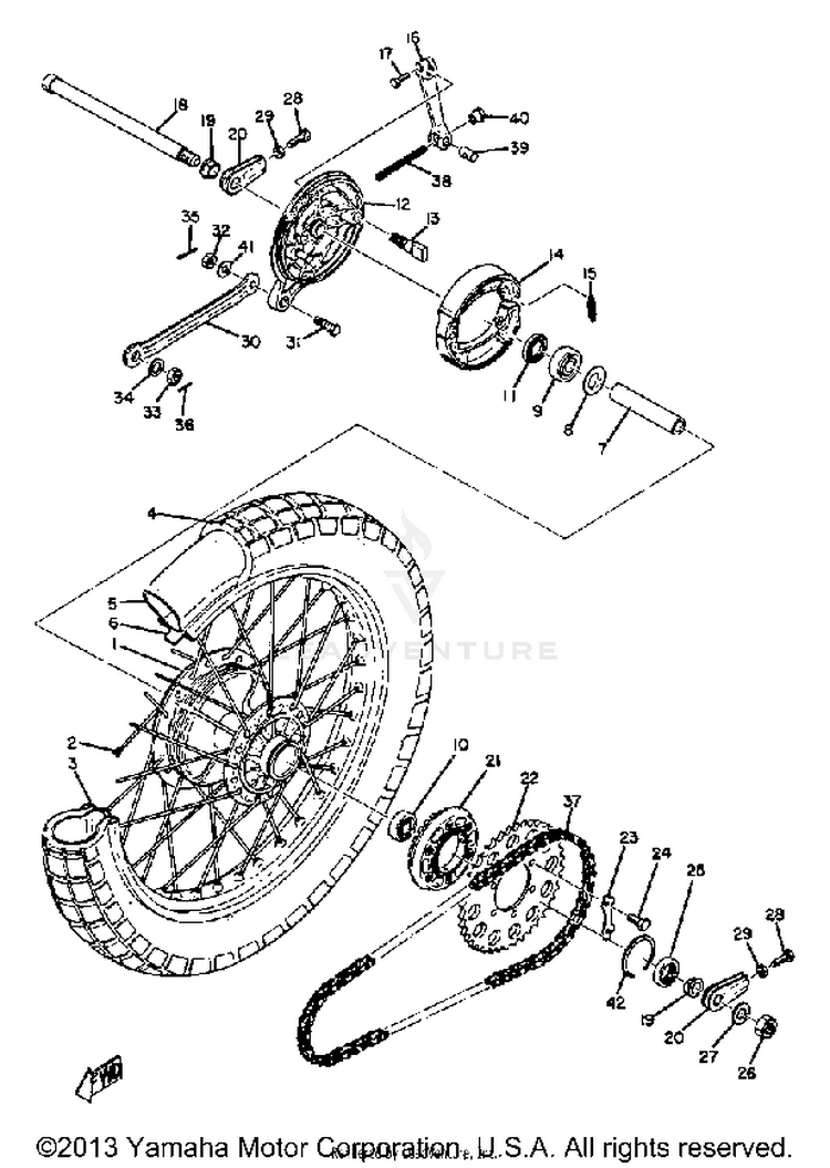 Rear Wheel Schematic