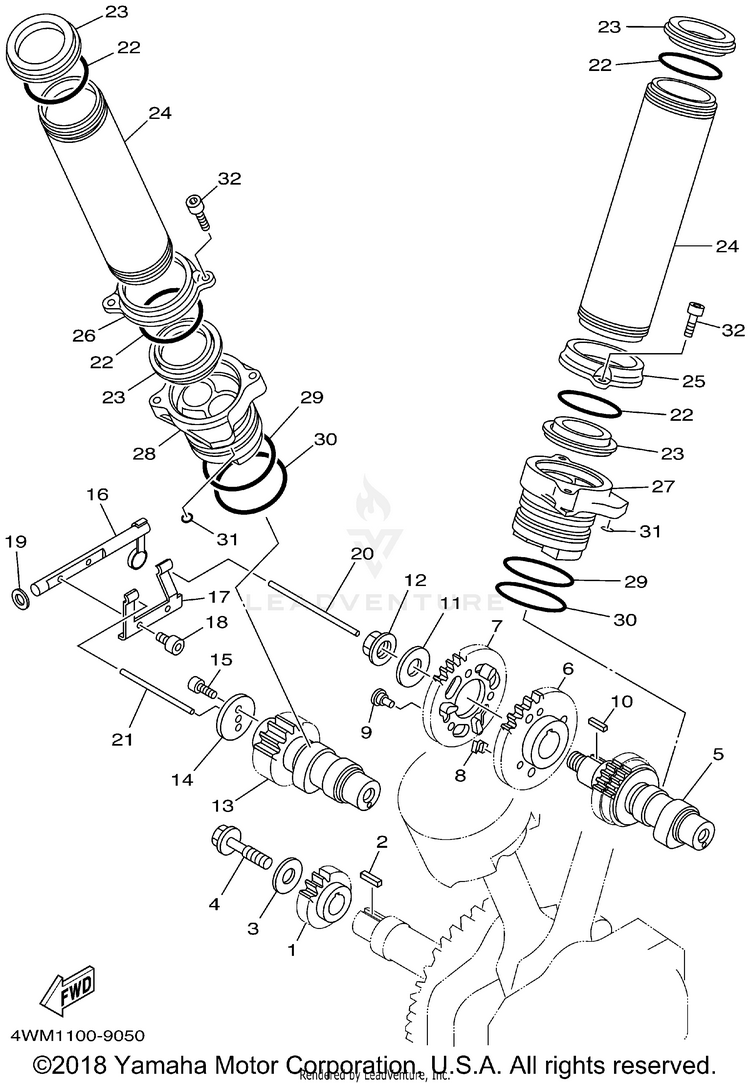 Camshaft Chain Schematic