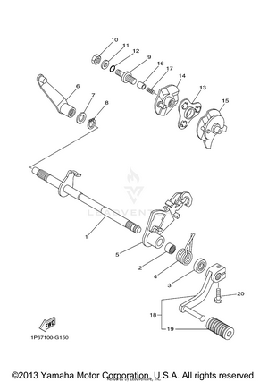 Shift Shaft Schematic