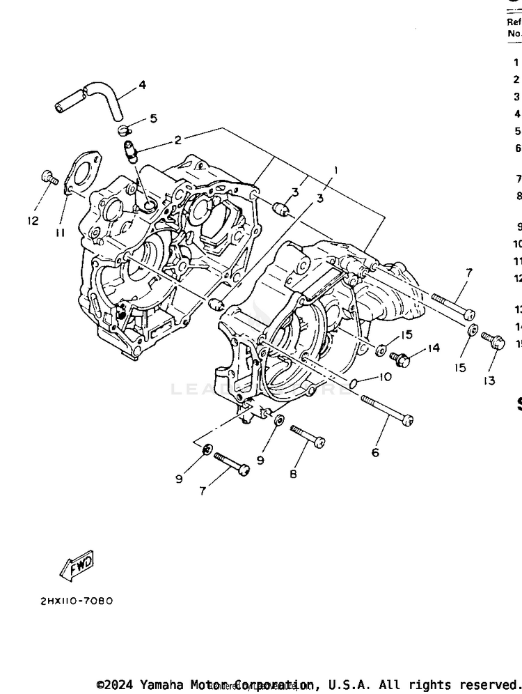 Crankcase Schematic