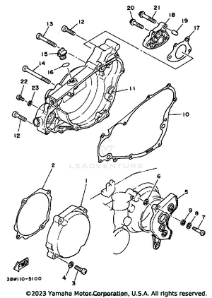Crankcase Cover 1 Schematic