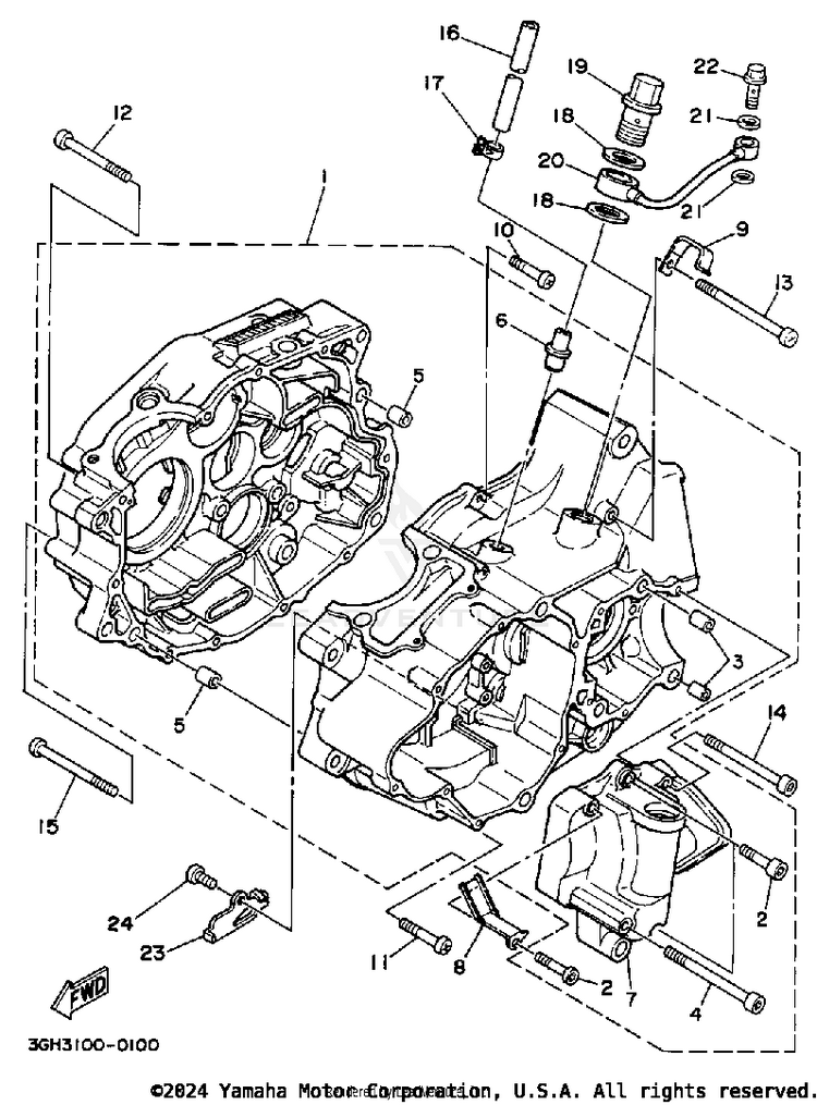 Crankcase Schematic