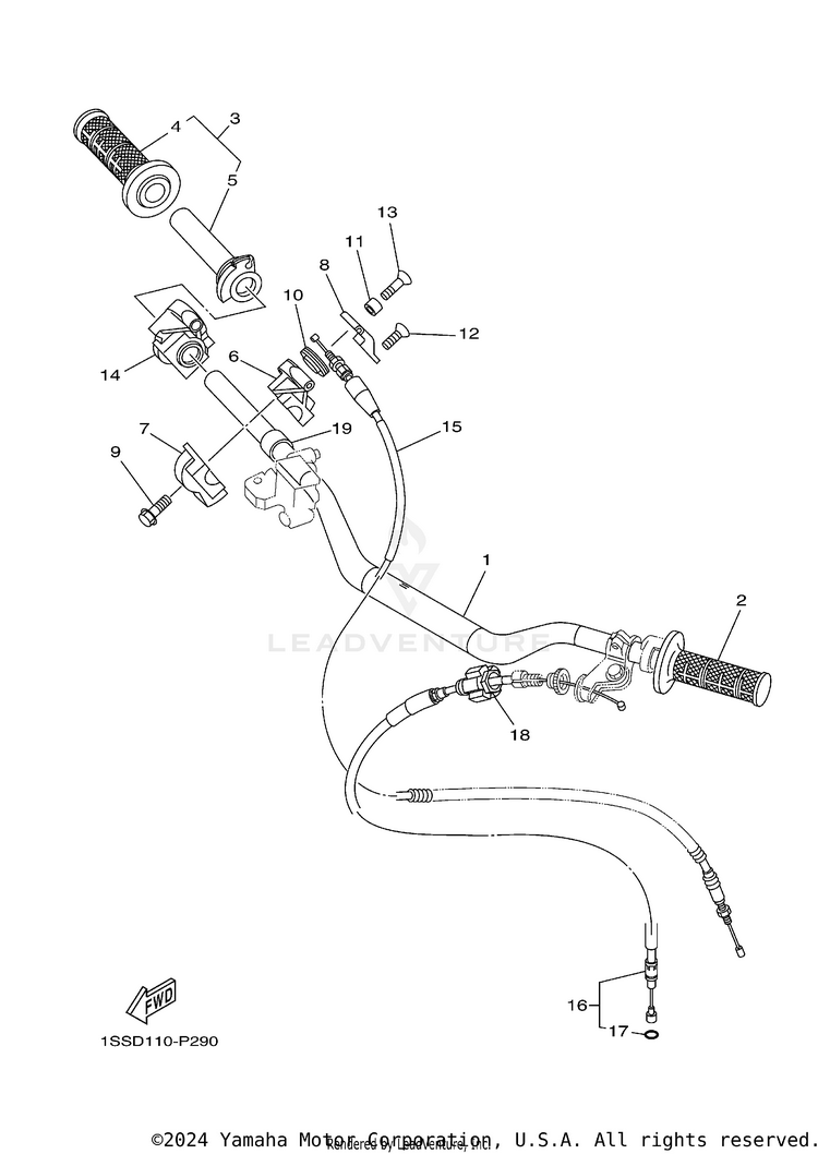 Steering Handle Cable Schematic