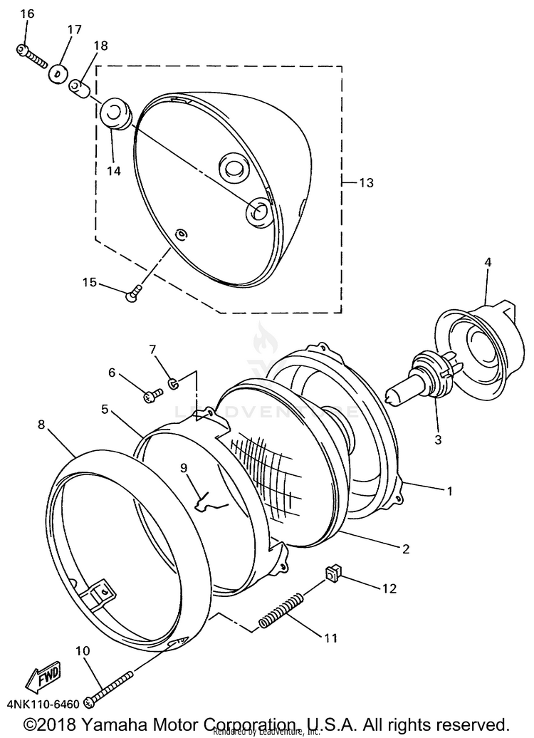 Headlight Schematic