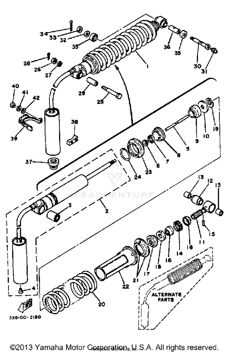 Rear Shocks Schematic