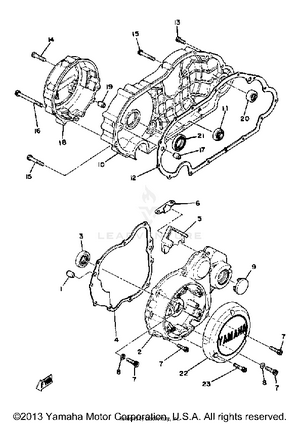 Crankcase Cover Schematic