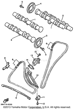 Camshaft Chain Schematic