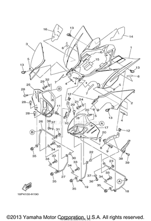 Rear Fender Schematic