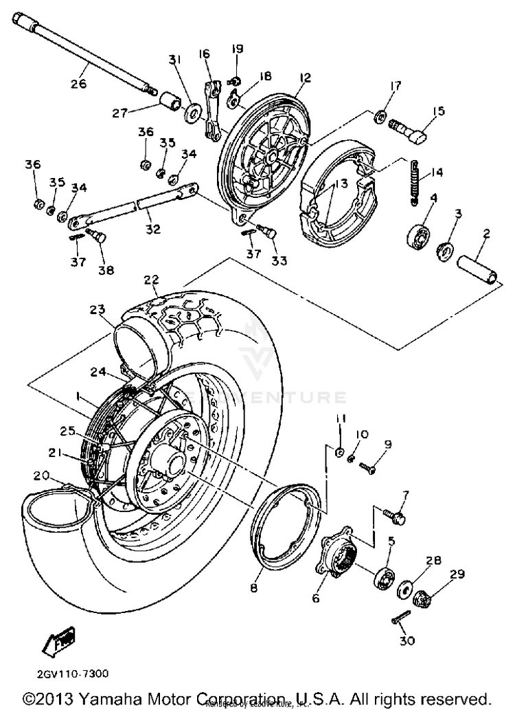Rear Wheel Schematic