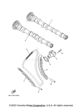 Camshaft Chain Schematic