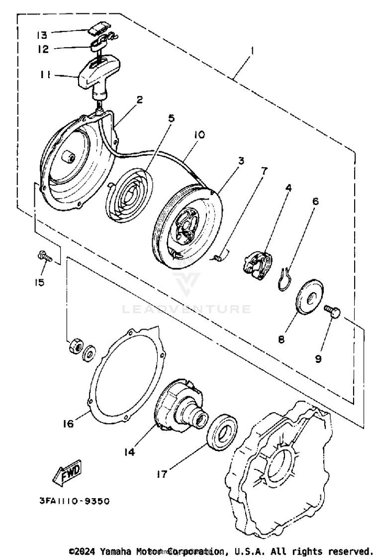 Starter (Alternate Parts) Schematic