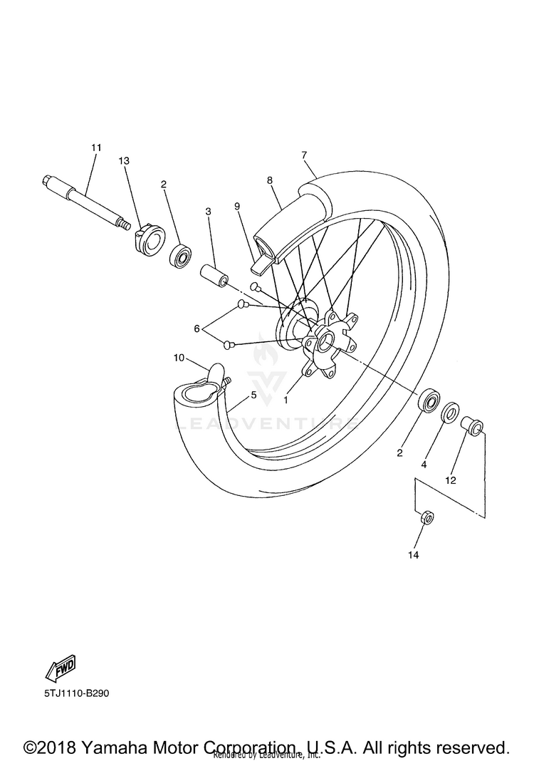 Front Wheel Schematic