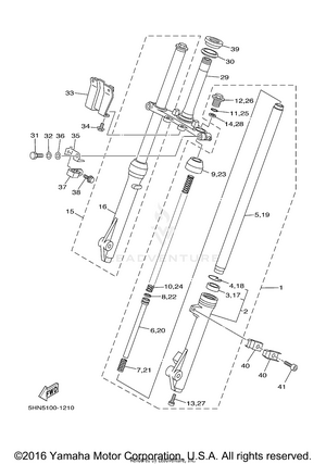 Front Fork Schematic