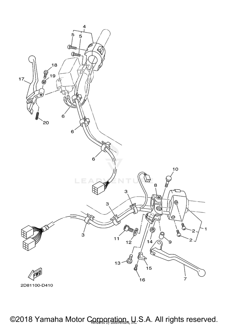 Handle Switch Lever Schematic