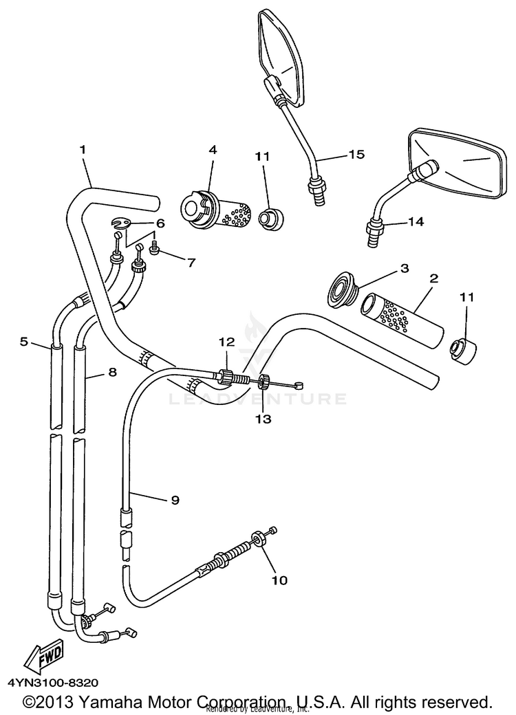 Steering Handle Cable Schematic