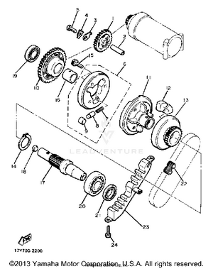 Starter Clutch Schematic