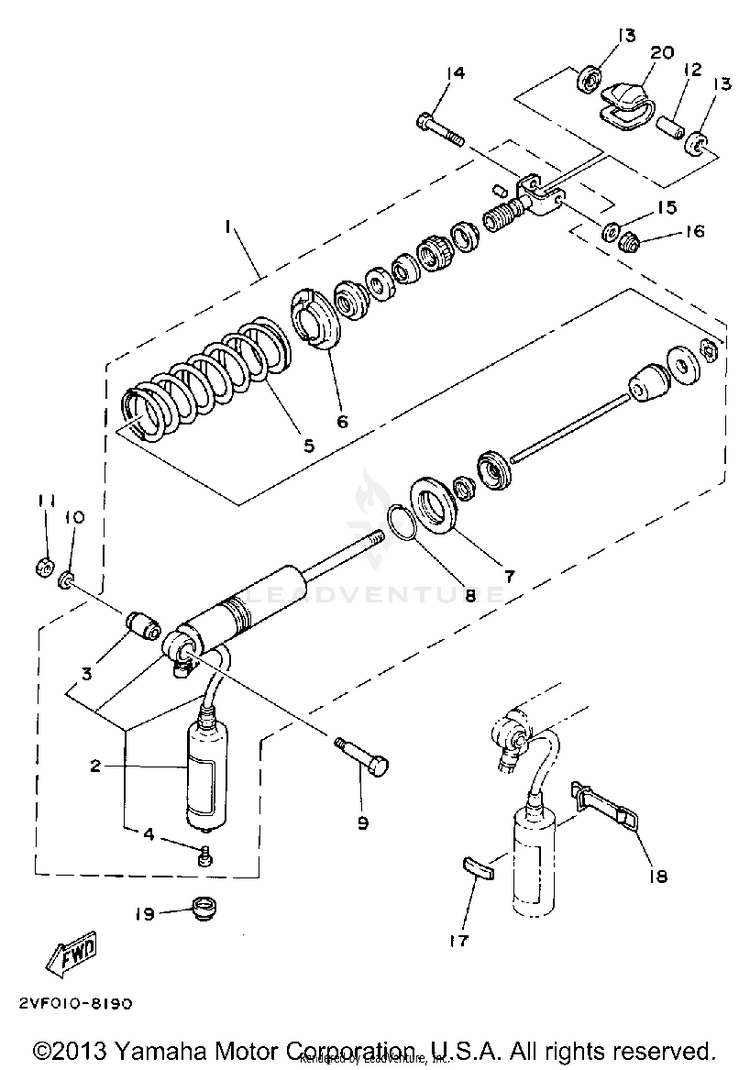 Rear Shocks Schematic