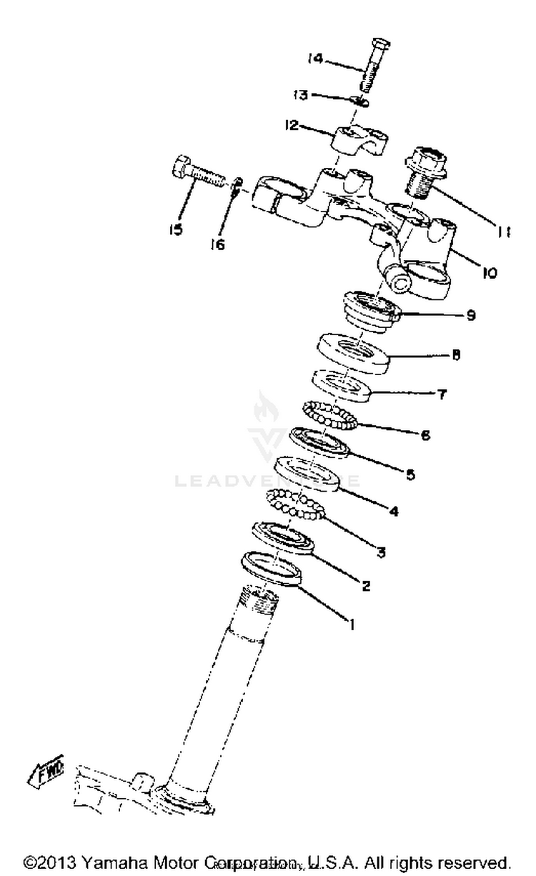 Steering Yz80c Schematic