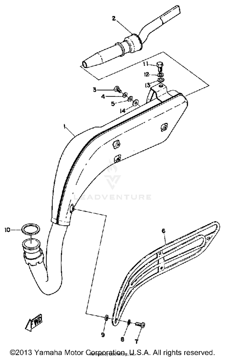 Muffler JT1 - 1971 Schematic