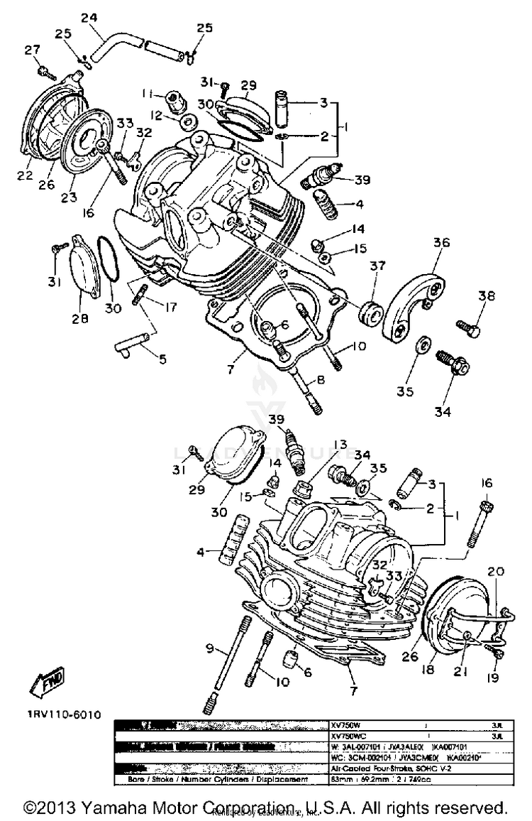 Cylinder Head Schematic
