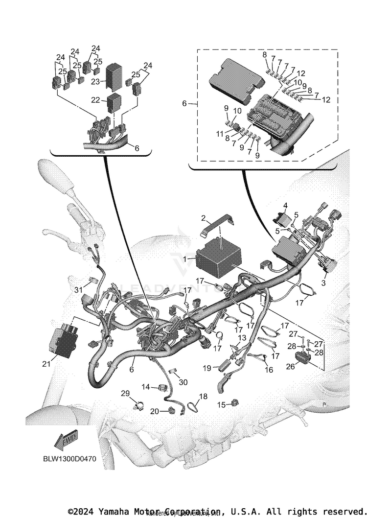 Electrical 1 MT07 - MT07TCB - 2026 Schematic