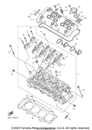 Cylinder Head Schematic