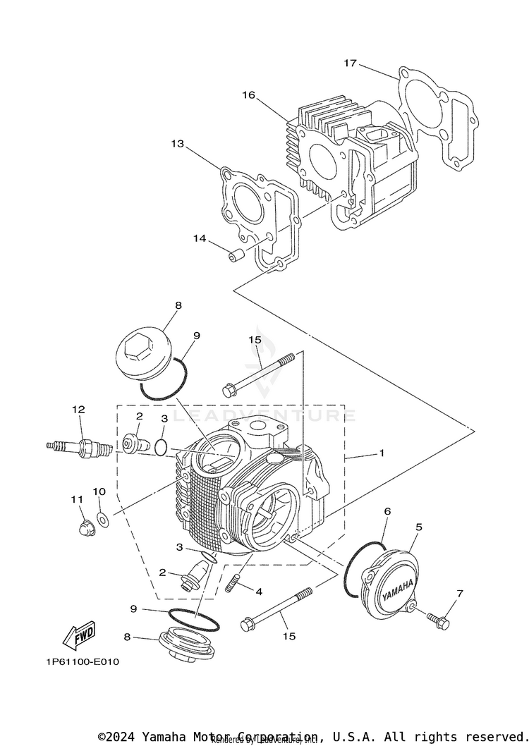 Cylinder Head Schematic