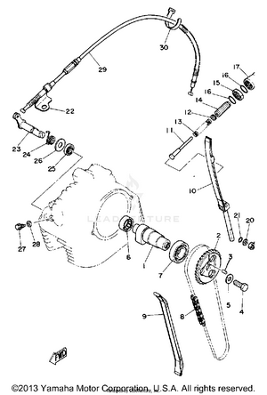 Camshaft Chain Schematic