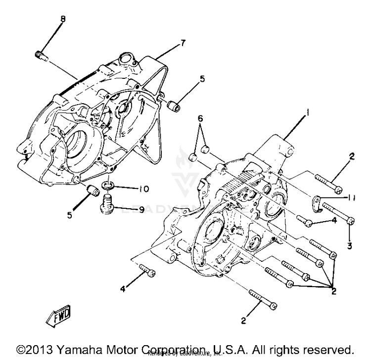 Crankcase Schematic