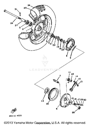 Front Wheel Schematic