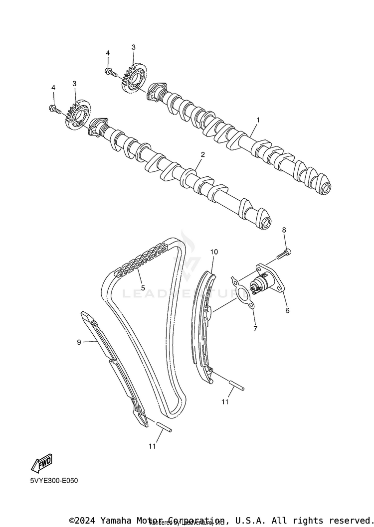 Camshaft Chain Schematic