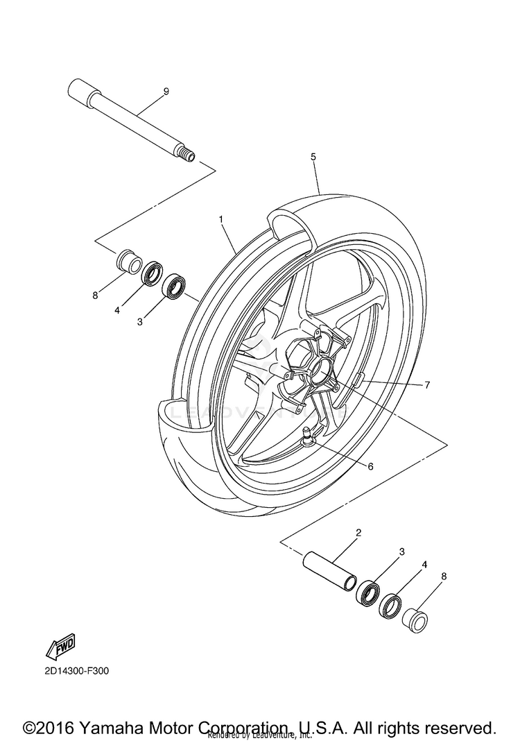 Front Wheel Schematic