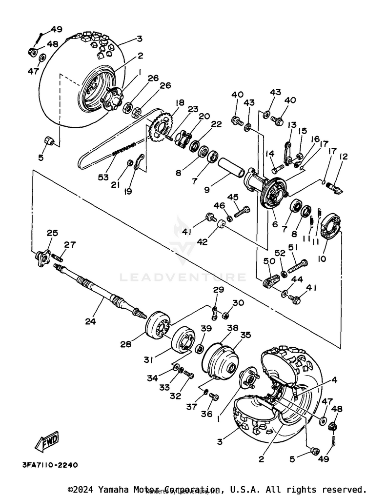 Rear Wheel Schematic