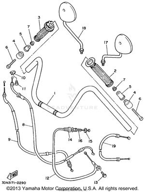Steering Handle Cable Schematic
