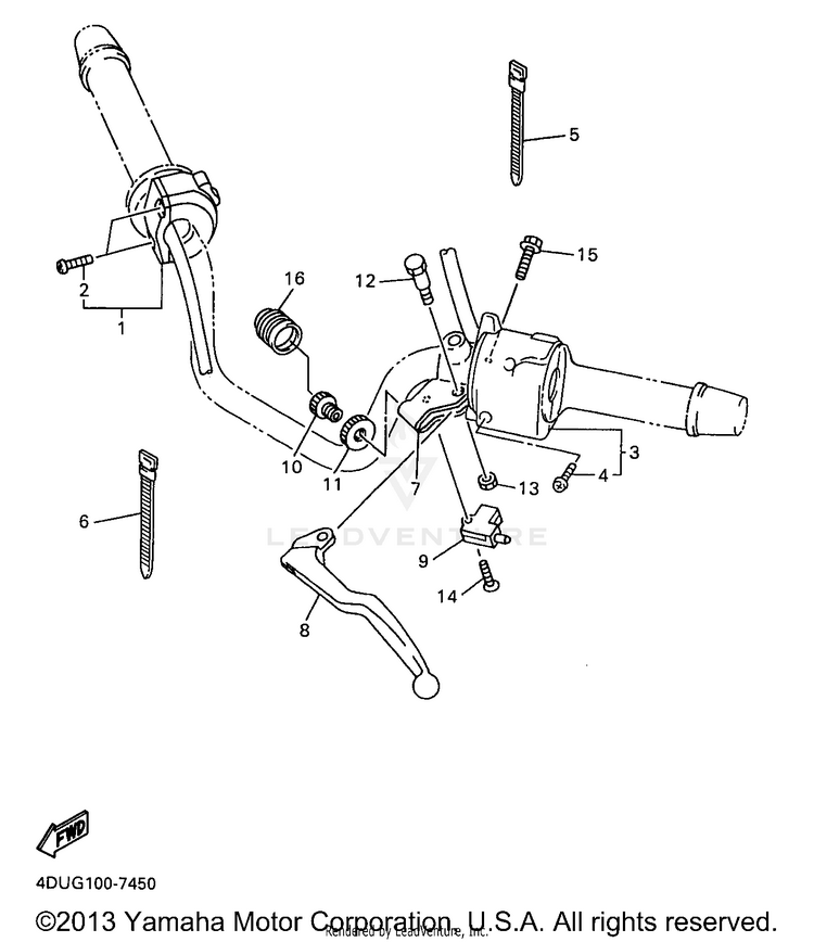 Handle Switch Lever Schematic