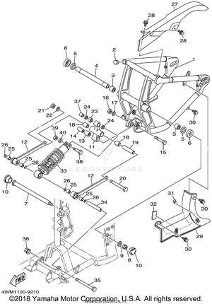Rear Arm Suspension Schematic