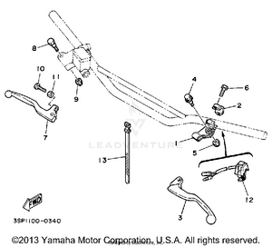 Handle Switch - Lever Schematic
