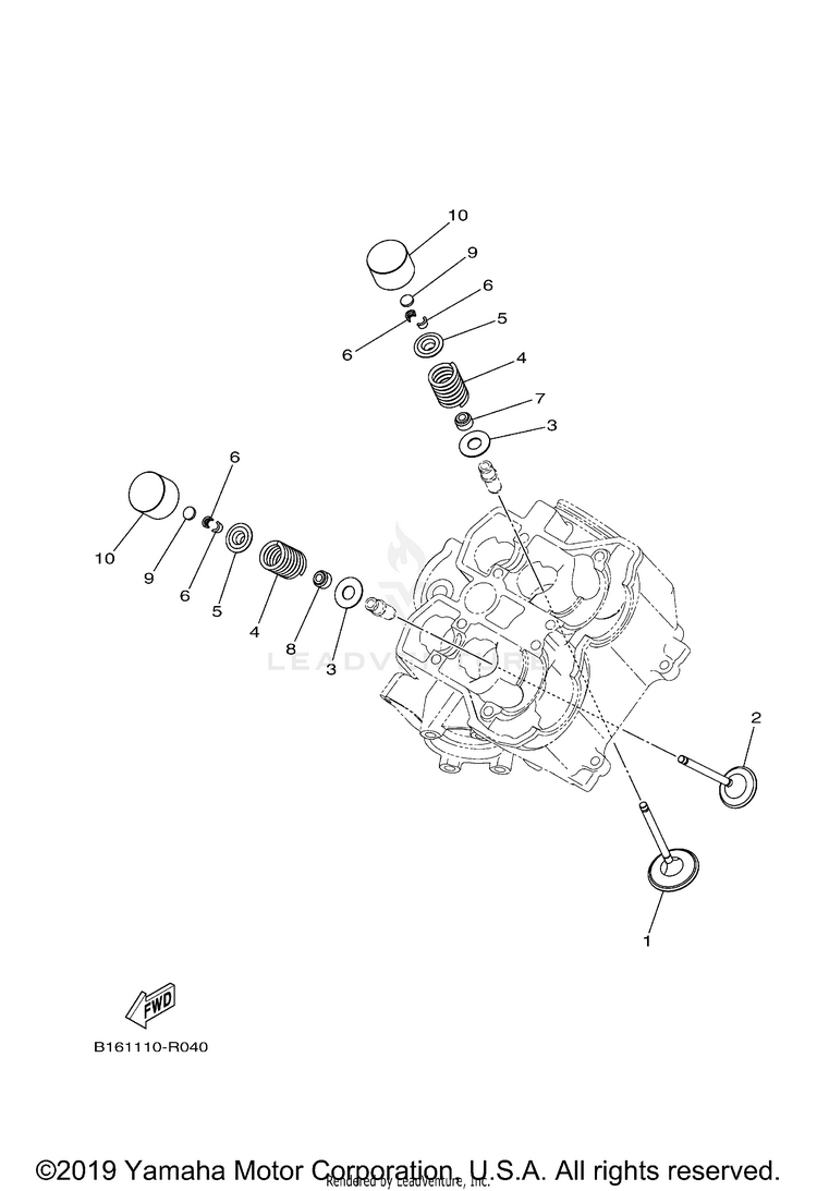Valve KODIAK 700 - YFM70KDXJG - 2018 Schematic