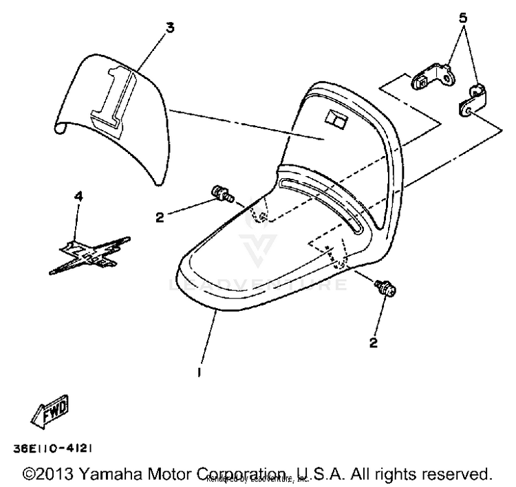 Front Fender Schematic