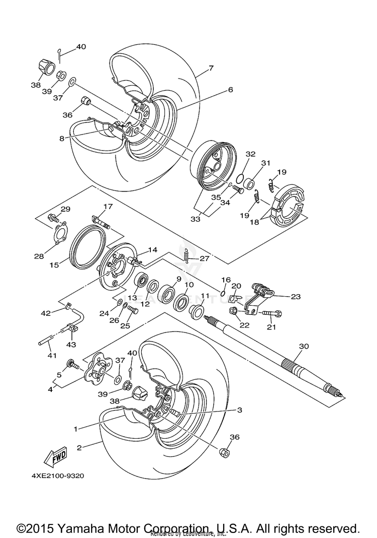 Rear Wheel Schematic