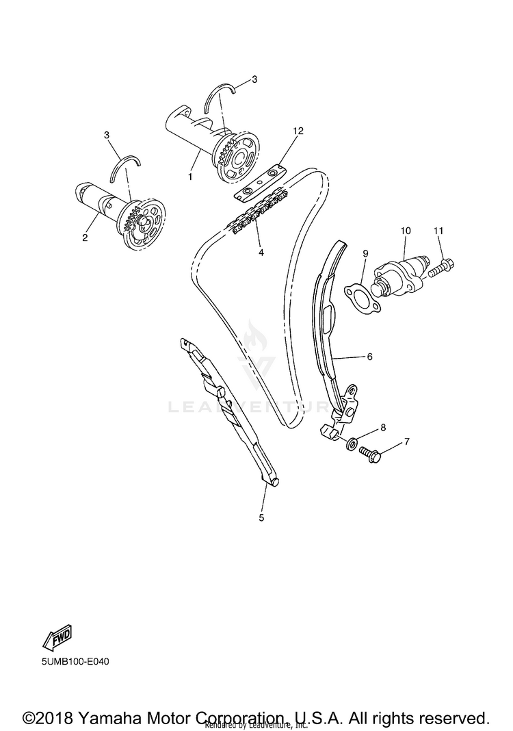 Camshaft Chain Schematic