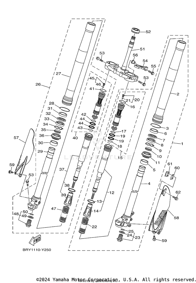 Front Fork Schematic